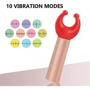 Mini Bullet Vibrator with 5 Replaceable Tips and 10 Vibration Modes, G Spot Couples Women Adult Sex Toy for Nipple Clit Anal, Fe