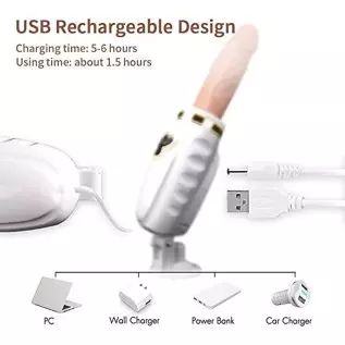 WeDol Automatic Thrusting Dildo Sex Machine for Women Hands-Free Sex Fun with 8 Powerful Thrusting Actions 10 Vibration Modes Re WeDol Automatic Thrusting Dildo Sex Machine for Women Hands-Free Sex Fun with 8 Powerful Thrusting Actions 10 Vibration Modes Re