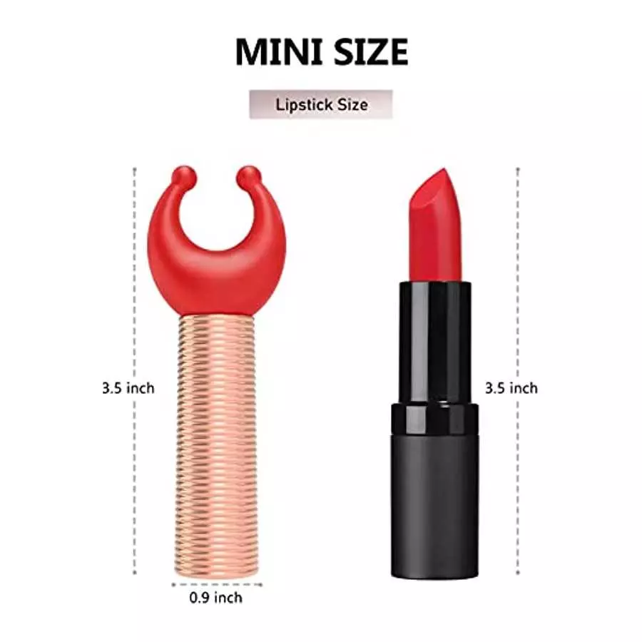 Mini Bullet Vibrator with 5 Replaceable Tips and 10 Vibration Modes, G Spot Couples Women Adult Sex Toy for Nipple Clit Anal, Fe