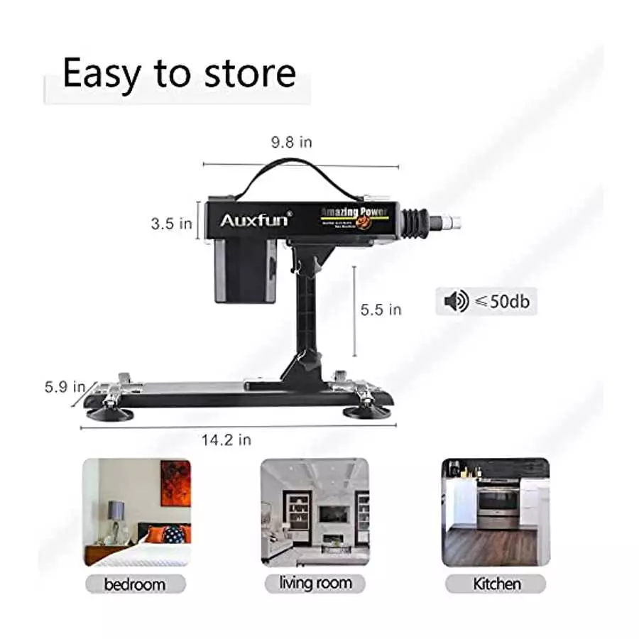 Auxfun Sex Machine Thrusting Dildos Machines for Men with Masturbator Cup Realistic Dildo Puming Gun with 3XLR Attachments 7 Adu