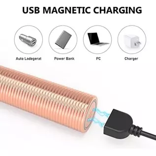 Mini Bullet Vibrator with 5 Replaceable Tips and 10 Vibration Modes, G Spot Couples Women Adult Sex Toy for Nipple Clit Anal, Fe