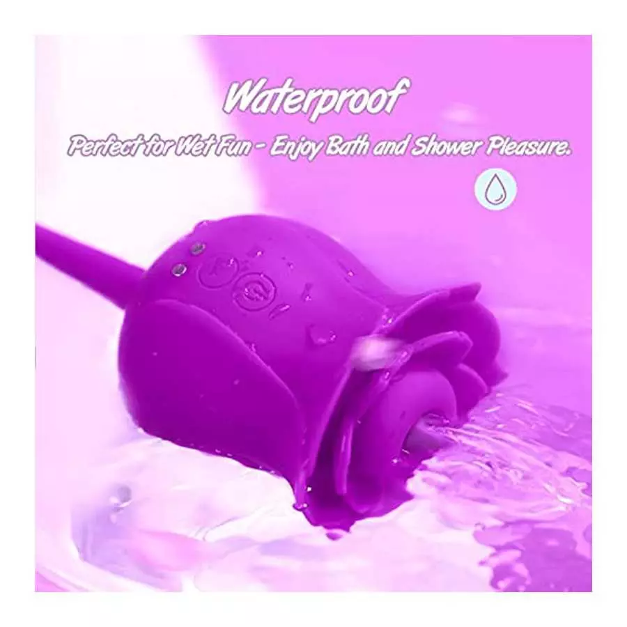 Rose Toy for Woman, Orgasms in 9s Women Toys for Pleasure Sex Clitoral Nipple G Spot Stimulator Rose Sex Stimulator for Women wi
