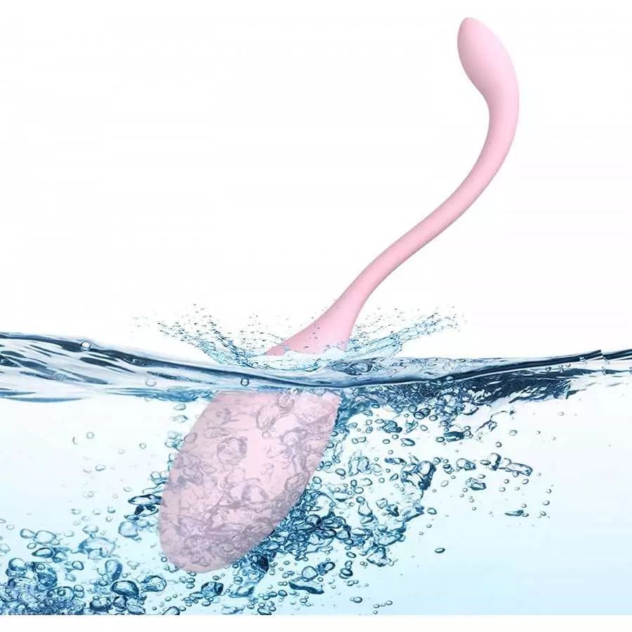 Woman Vibrating Eggs Toys, Bullet Vibrators Pelvic Exercise Trainer for Women (Purple)