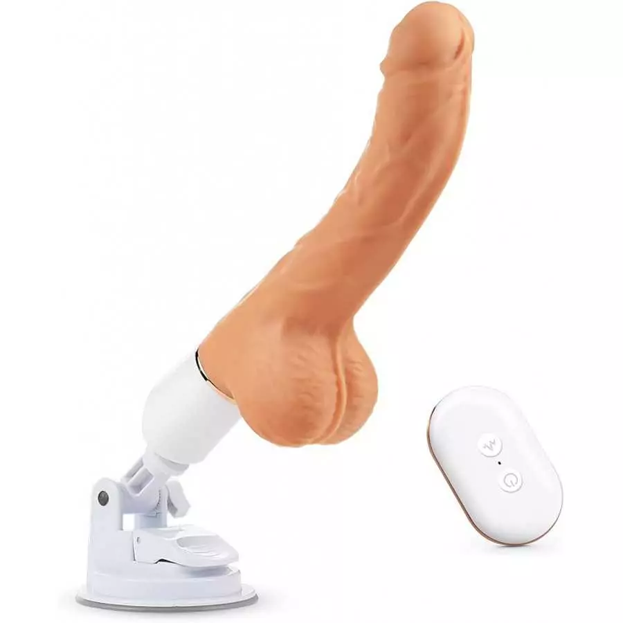 SEMOOX Realistic Vibrating Dildo Sex Machine Adult Sex Toys with Thrusting &Vibrating Modes Strong Suction Cup for Hands Free SEMOOX Realistic Vibrating Dildo Sex Machine Adult Sex Toys with Thrusting &Vibrating Modes Strong Suction Cup for Hands Free