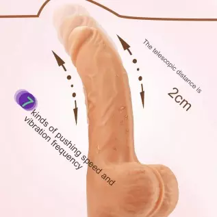 SEMOOX Realistic Vibrating Dildo Sex Machine Adult Sex Toys with Thrusting &Vibrating Modes Strong Suction Cup for Hands Free SEMOOX Realistic Vibrating Dildo Sex Machine Adult Sex Toys with Thrusting &Vibrating Modes Strong Suction Cup for Hands Free