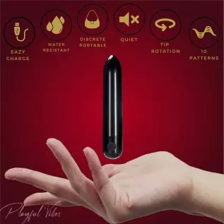 Bullet Massager Wand Adult Toy - Premium and Rechargeable Lipstick Size Vibrator - Waterproof in Vibrant Colors (Rose) Bullet Massager Wand Adult Toy - Premium and Rechargeable Lipstick Size Vibrator - Waterproof in Vibrant Colors (Rose)