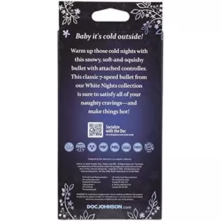 Doc Johnson White Nights Controller & Bullet