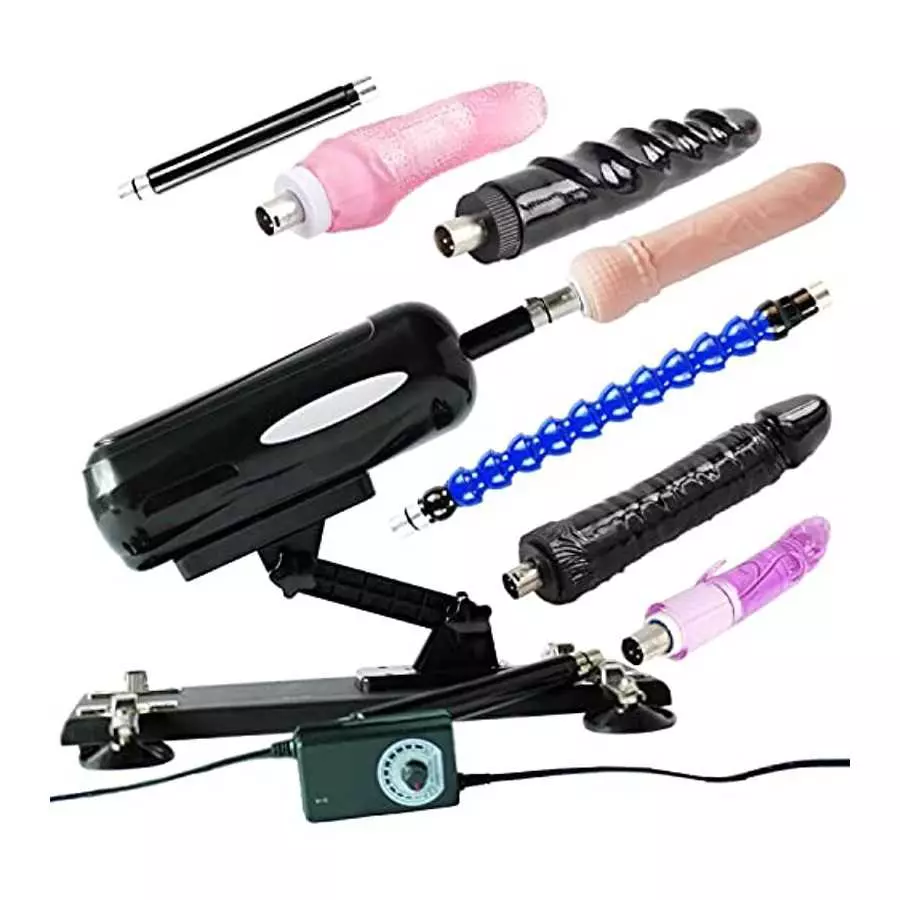 FREDORCH Basic Sex Machine with 3XLR Connector Attachments Adult Toys with Dildo FREDORCH Basic Sex Machine with 3XLR Connector Attachments Adult Toys with Dildo