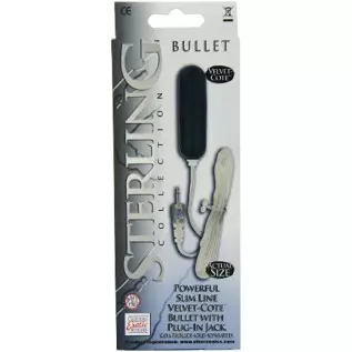 CalExotics Sterling Collection - Wired Bullet Egg Vibrator - Remote Control Sex Toys for Couples - Adult Vibe Massager - Black -