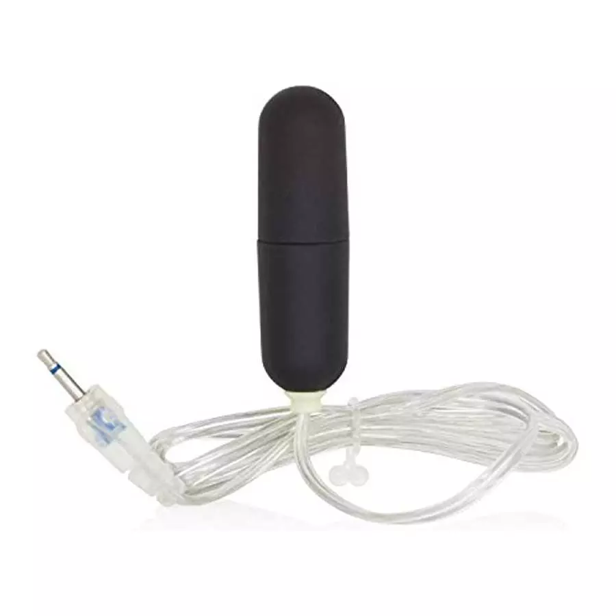 CalExotics Sterling Collection - Wired Bullet Egg Vibrator - Remote Control Sex Toys for Couples - Adult Vibe Massager - Black -