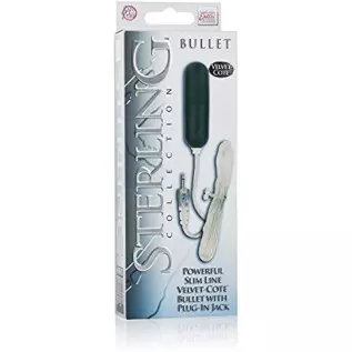 CalExotics Sterling Collection - Wired Bullet Egg Vibrator - Remote Control Sex Toys for Couples - Adult Vibe Massager - Black -