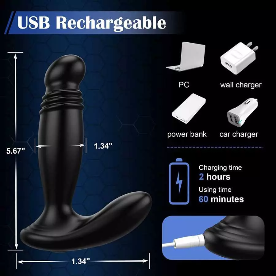 Taint Buzzing Cock Ring with Bullet - LATUNE Caden, 3 in 1 Vibrating Taint Teaser with Remote, 10 Frequencies, Adjustable Penis