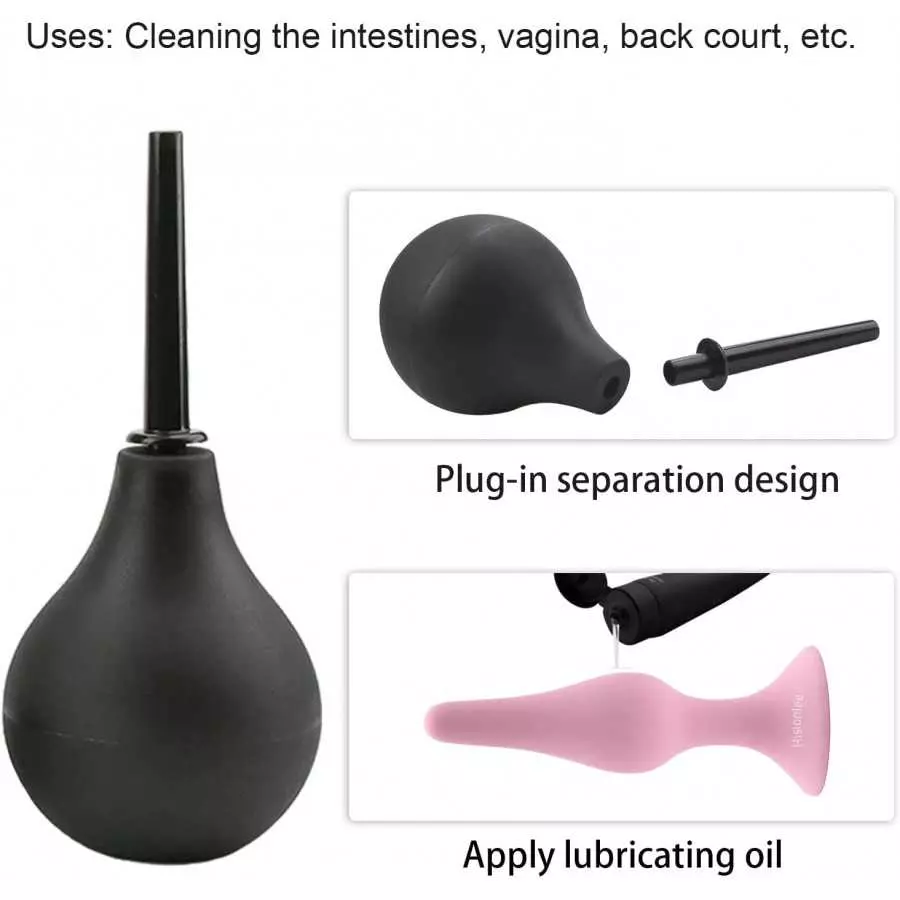 Hisionlee Sexy Toys 4PCS Anal Plug Set Silicone Anal Butt Plug Adult Sex Toys for Women,Men and Beginners(Black)