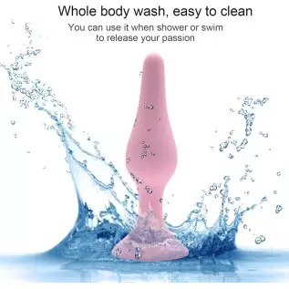 Hisionlee Sexy Toys 4PCS Anal Plug Set Silicone Anal Butt Plug Adult Sex Toys for Women,Men and Beginners(Black)