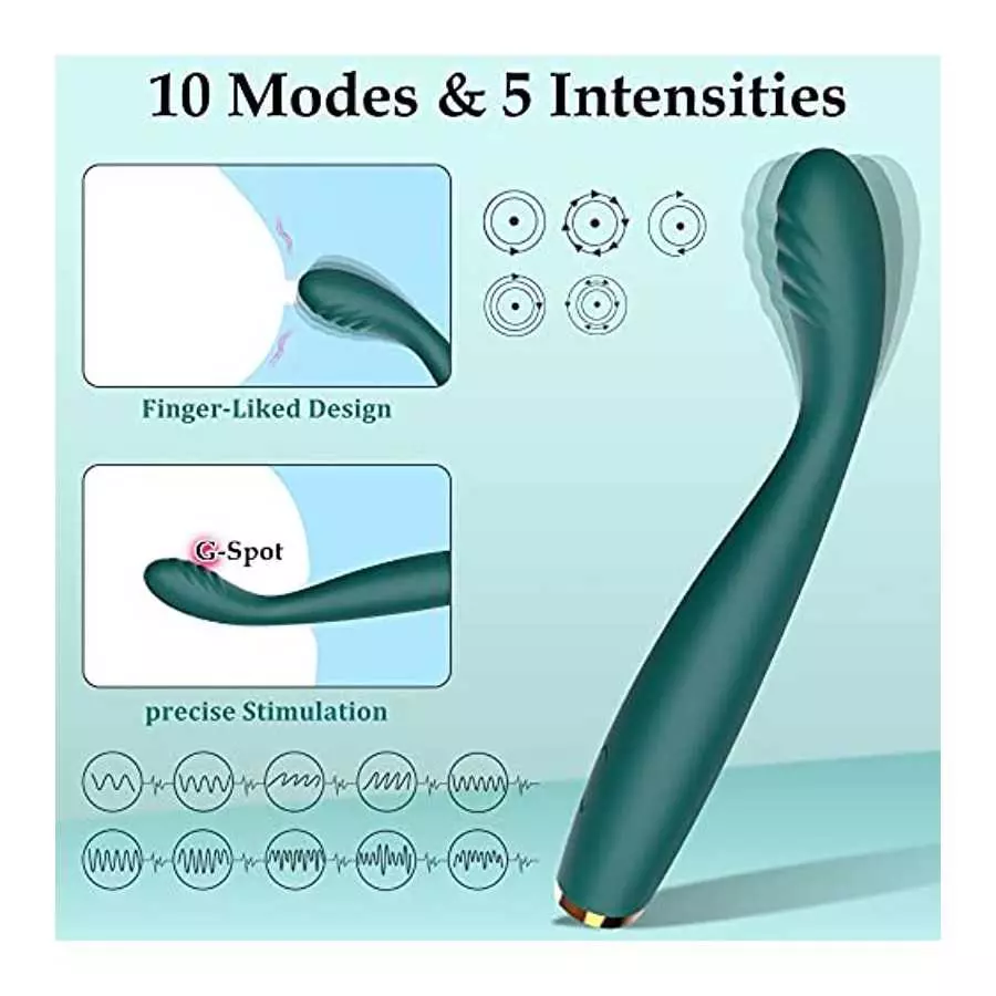 G Spot Vibrator for Women Squirting O-rgasm, 10 Stimulation Modes & 5 Speeds, Banenu Finger Vibrator Sex Stimulator Tits Clits C