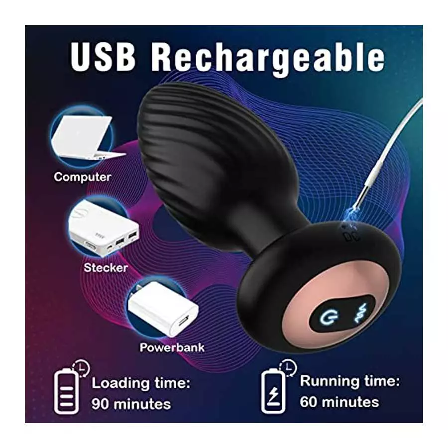 Vibrator Men Sex Toys Prostate Massager, Adult Sex Toys & Games Vibrators Remote Control, Adult Toys Anal Plug Vibrating Butt Pl