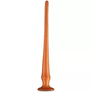 Super Long Anal Plug Dildo, Flexible Liquid Silicone Butt Plug Vaginal Prostate Massage Stimulation for Men and Women Sex Factor