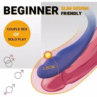 Wearable Prostate Massager with Ball & Cock Ring - LATUNE Fully Flexible & Comfortable Anal Vibrator Taint Teaser with 13 Quiet Wearable Prostate Massager with Ball & Cock Ring - LATUNE Fully Flexible & Comfortable Anal Vibrator Taint Teaser with 13 Quiet