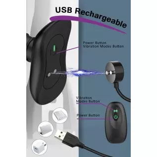 Vibrating Butt Plug, Silicone Rechargeable Anal Vibrator with Remote Control 6 Vibration Modes Waterproof Anal Sex Toys for Men,