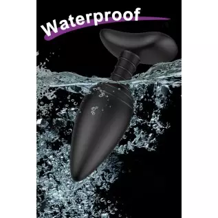 Vibrating Butt Plug, Silicone Rechargeable Anal Vibrator with Remote Control 6 Vibration Modes Waterproof Anal Sex Toys for Men,