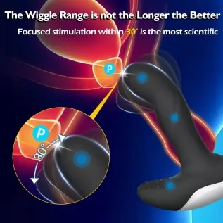 Wiggle Motion Prostate Massager Anal Plug, Aumood Vibrating Male Anal Sex Toys for Men Women Couples Adult Sex Pleasure, Remote Wiggle Motion Prostate Massager Anal Plug, Aumood Vibrating Male Anal Sex Toys for Men Women Couples Adult Sex Pleasure, Remote