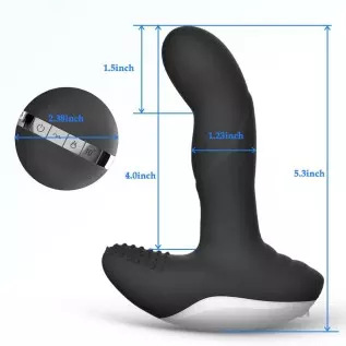 Wiggle Motion Prostate Massager Anal Plug, Aumood Vibrating Male Anal Sex Toys for Men Women Couples Adult Sex Pleasure, Remote Wiggle Motion Prostate Massager Anal Plug, Aumood Vibrating Male Anal Sex Toys for Men Women Couples Adult Sex Pleasure, Remote