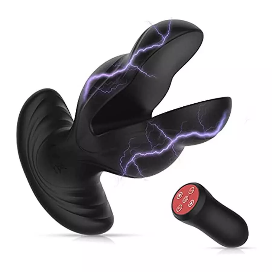 Vibrating Anal Vibrator with Electric Shock, Anal Butt Plug Vibrators Prostate Massager Clitoral G-Spot Stimulator Remote Contro Vibrating Anal Vibrator with Electric Shock, Anal Butt Plug Vibrators Prostate Massager Clitoral G-Spot Stimulator Remote Contro