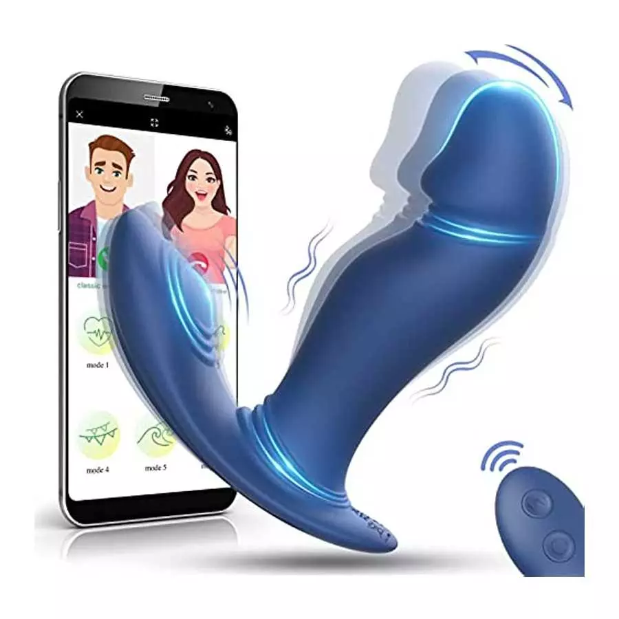 Wiggling & Vibrating Anal Vibrator Prostate Massager for Men, APP Control Remote Interaction Anal Plug Butt G Spot Stimulator Un Wiggling & Vibrating Anal Vibrator Prostate Massager for Men, APP Control Remote Interaction Anal Plug Butt G Spot Stimulator Un