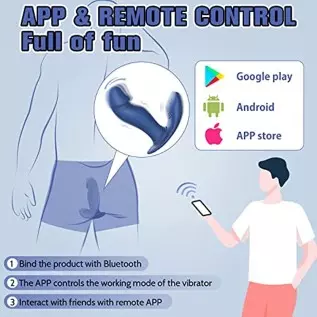 Wiggling & Vibrating Anal Vibrator Prostate Massager for Men, APP Control Remote Interaction Anal Plug Butt G Spot Stimulator Un Wiggling & Vibrating Anal Vibrator Prostate Massager for Men, APP Control Remote Interaction Anal Plug Butt G Spot Stimulator Un