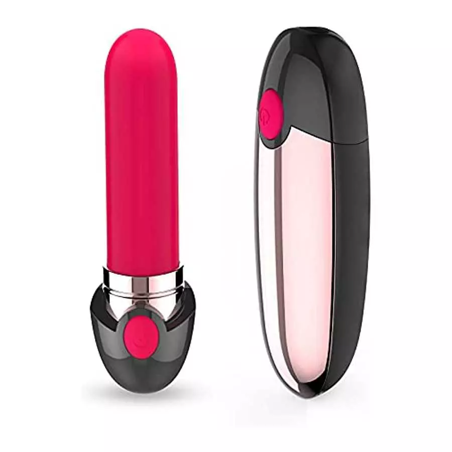 Mini Vibrator with Lipstick Shape, Waterproof G Spot Nipple Sex Toys Vibrator Waterproof for Women, 10 Speeds Stimulate Clitoral