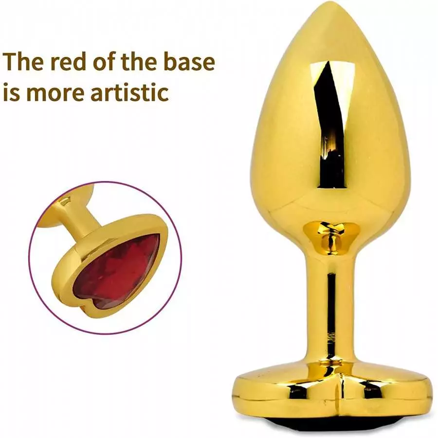 Hisionlee 3PCS Anal Plug Set Cleaning Toy of Anus Sex Heart Sexy Toys Anal Butt Plugs for Women and Men Couple(Purple)