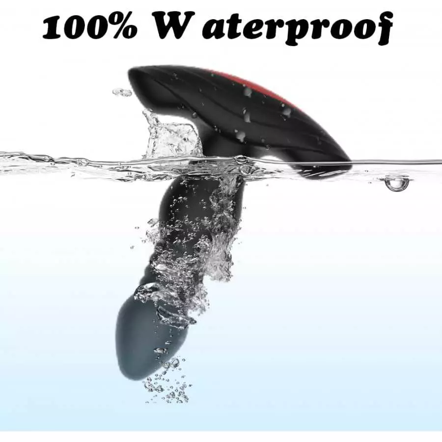 Prostate Massager Anal Vibrator with 10 Vibration Modes 3 Thrusting Speed, Adorime Butt Stimulator Plug for Male and Women Advan