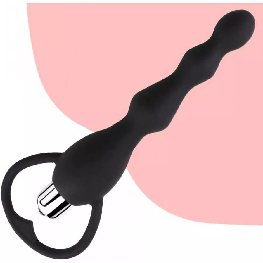 Anal Vibrator Sex Toy for Women Man Anal Beads Vibrators Gay Prostate Massage Smooth Butt Soft Silicone Plugs Dildo Vibrating An