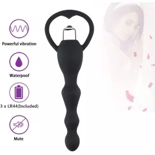Anal Vibrator Sex Toy for Women Man Anal Beads Vibrators Gay Prostate Massage Smooth Butt Soft Silicone Plugs Dildo Vibrating An