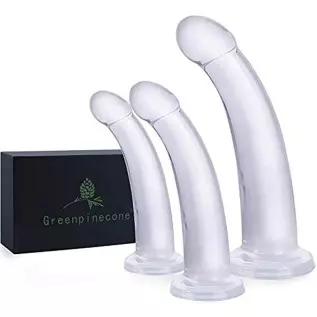 Anal Butt Plug Trainer Kit, Anal Training Set, 3 Sizes Anal Plugs Training Simple Dildos Set with Strong Suction Cup Base Anal P