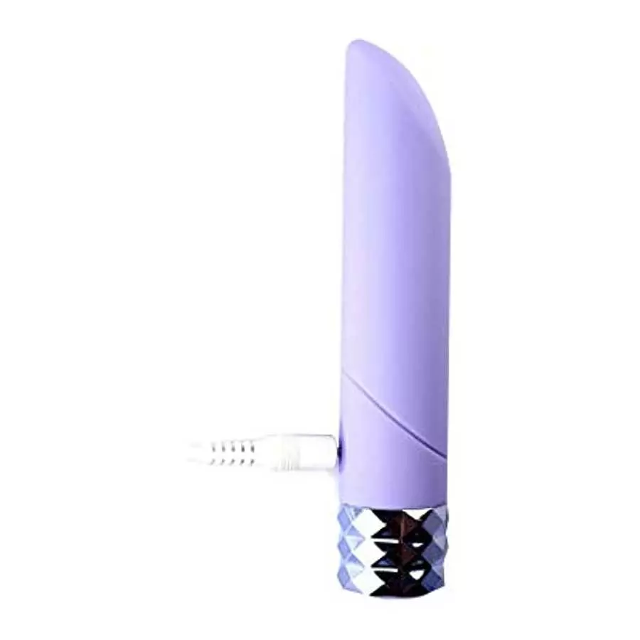Maia Toys Angel Crystal Gem Supercharged Bullet Vibrator, Purple