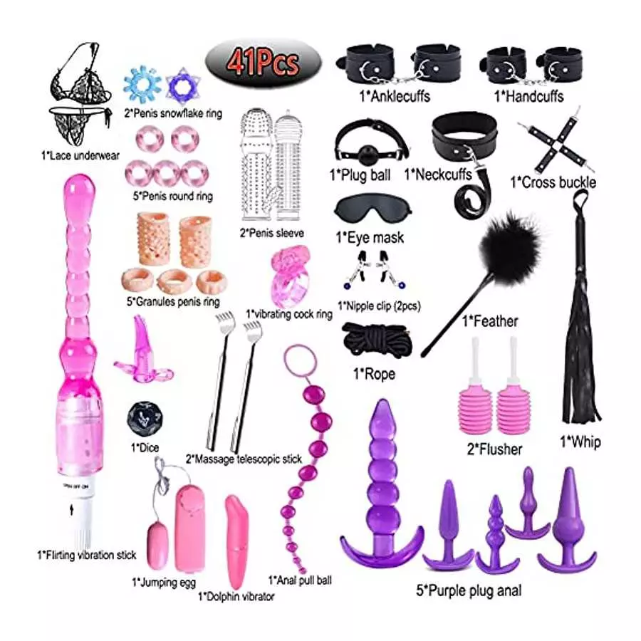 BOXIFA SM Bondage Restraint Vibrator Silicone Anal Plug Sex Toys for Butt 111, 1.0 Count