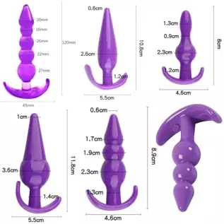 BOXIFA SM Bondage Restraint Vibrator Silicone Anal Plug Sex Toys for Butt 111, 1.0 Count