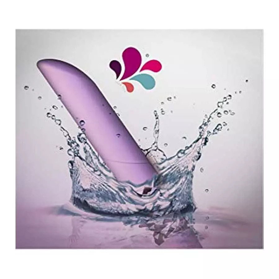 Maia Toys Angel Crystal Gem Supercharged Bullet Vibrator, Purple