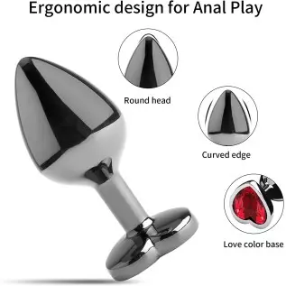 Hisionlee 3PCS Anal Plug Set Cleaning Toy of Anus Sex Heart Sexy Toys Anal Butt Plugs for Women and Men Couple (Rose Pink) Hisionlee 3PCS Anal Plug Set Cleaning Toy of Anus Sex Heart Sexy Toys Anal Butt Plugs for Women and Men Couple (Rose Pink)