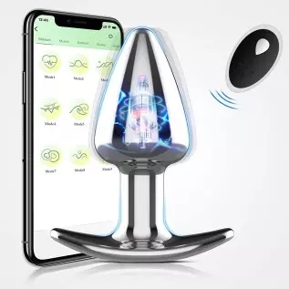 DANKIS Vibrating Butt Plug, Prostate Massagers with App & Remote Control Anal Sex Toys, 9 Vibration Modes Anal Plug Sex Toys for