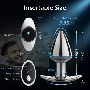 DANKIS Vibrating Butt Plug, Prostate Massagers with App & Remote Control Anal Sex Toys, 9 Vibration Modes Anal Plug Sex Toys for DANKIS Vibrating Butt Plug, Prostate Massagers with App & Remote Control Anal Sex Toys, 9 Vibration Modes Anal Plug Sex Toys for
