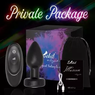 Vibrating Anal Plug Light Up Anal Vibrator Prostate Massagers with Remote Control, Fetish G-spot Stimulator LED Light Silicone R