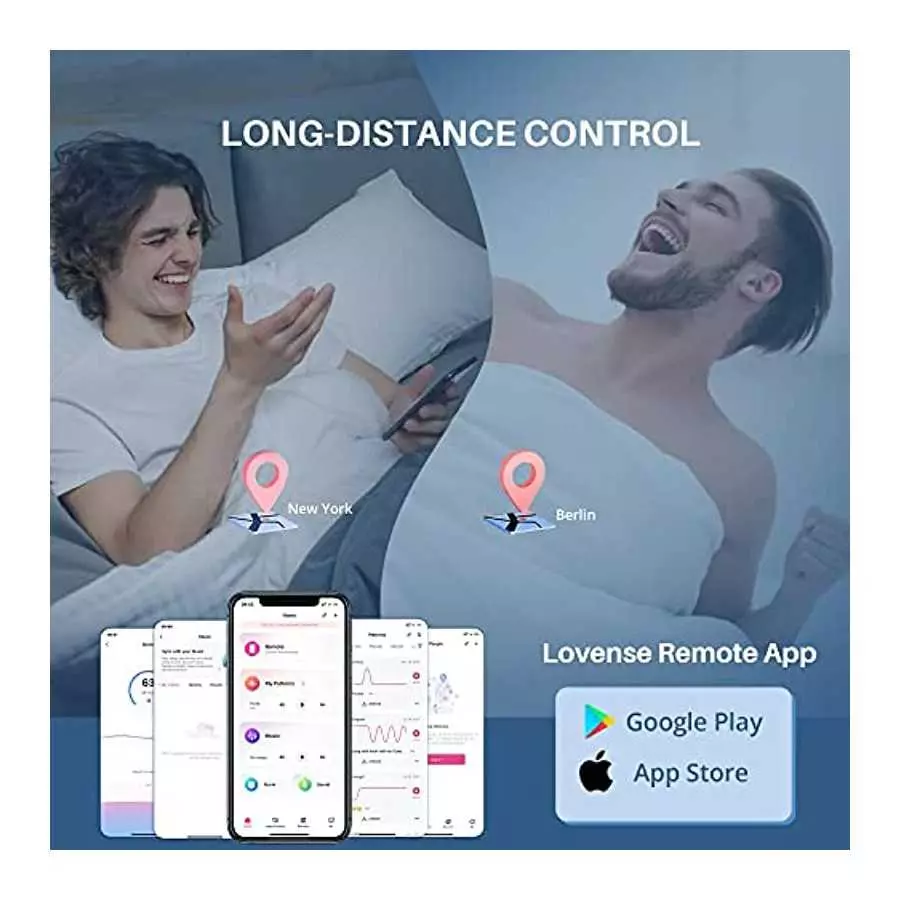 LOVENSE Edge 2 Male Prostate Massager Anal Vibrator, Bluetooth Prostate & Perineum Stimulator Anal Sex Toys for Men, Dual Motor 