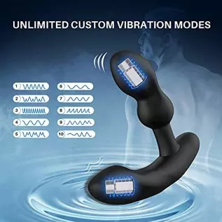 LOVENSE Edge 2 Male Prostate Massager Anal Vibrator, Bluetooth Prostate & Perineum Stimulator Anal Sex Toys for Men, Dual Motor LOVENSE Edge 2 Male Prostate Massager Anal Vibrator, Bluetooth Prostate & Perineum Stimulator Anal Sex Toys for Men, Dual Motor