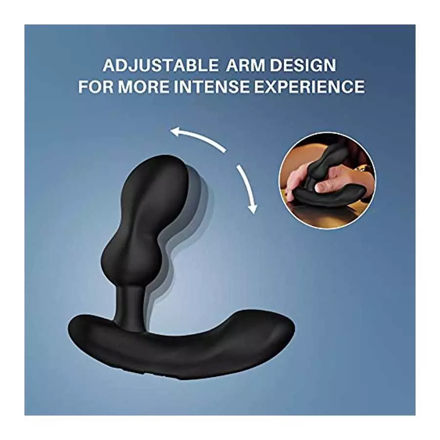 LOVENSE Edge 2 Male Prostate Massager Anal Vibrator, Bluetooth Prostate & Perineum Stimulator Anal Sex Toys for Men, Dual Motor 