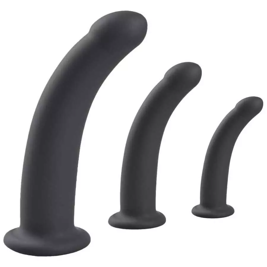 Anal Plug, Silicone Straight-in Butt Plug Prostate Massage Sex Toys for Men Women (Medium)