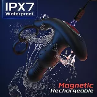 Prostate Massager Anal Vibrator for Men - Anal Sex Toys with Cock Ring, Mens Adult Sex Toys Anal dildo 10 Thrusting & Vibrating Prostate Massager Anal Vibrator for Men - Anal Sex Toys with Cock Ring, Mens Adult Sex Toys Anal dildo 10 Thrusting & Vibrating