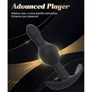 Butt Plug, Pack of 3 Anal Plugs, Silicone Anal Trainer Set from Beginners to Advanced Player, Anal Beads Plug Kit for Comfortabl
