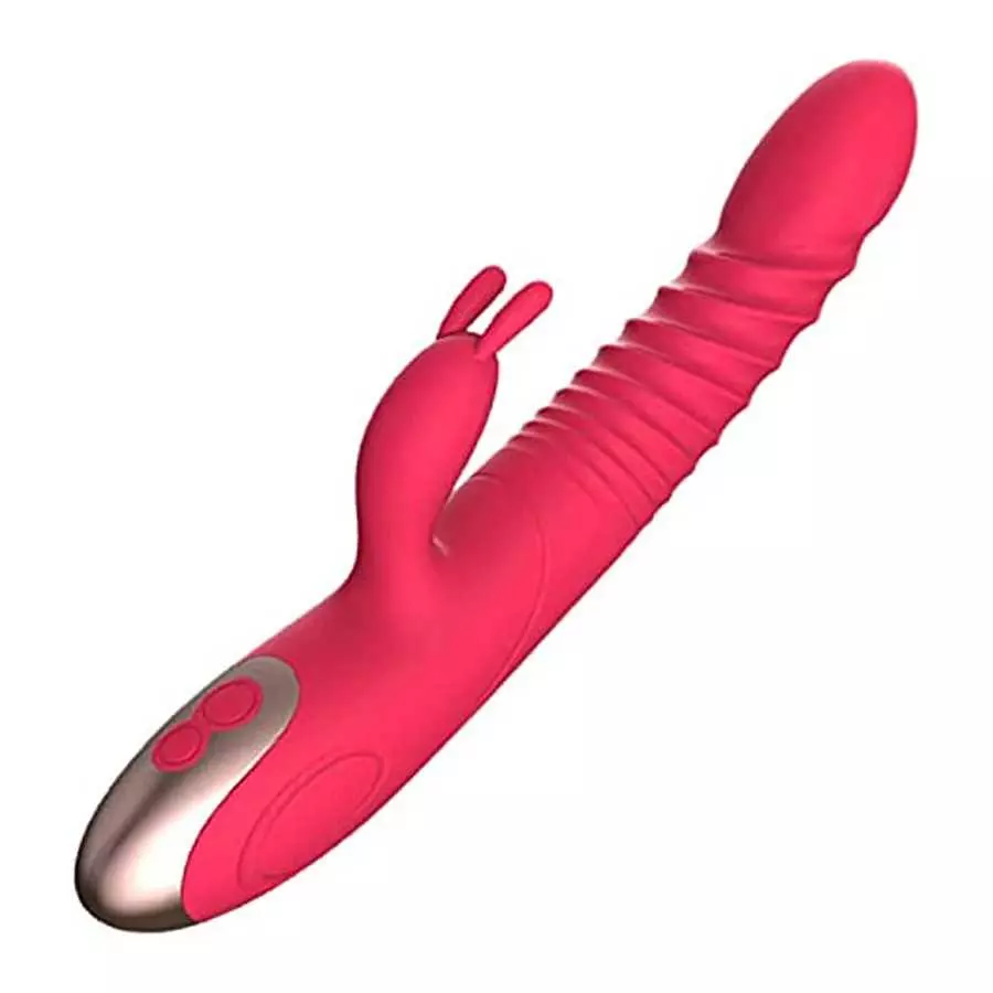 Rabbit Rose Toy Vibrator for Women - Bunny Ears for Clitoris G spot Stimulation,Waterproof Dildo Vibrator with 7 Powerful Vibrat
